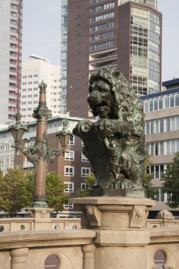 Köprü sokak lâmbası direği Rotterdam