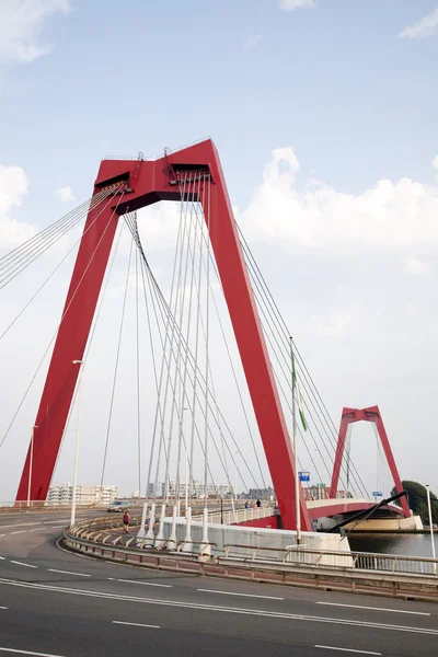 Willemsbrug brücke in rotterdam — Stockfoto