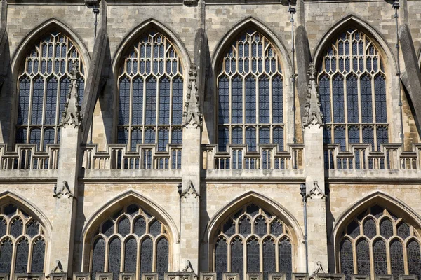 Bath Abbey fasáda — Stock fotografie