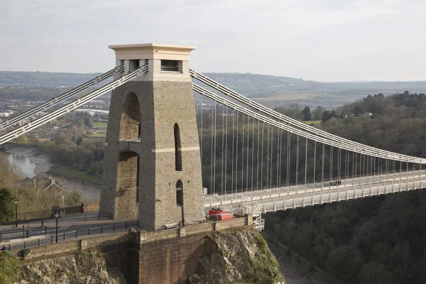 Clifton Askı Köprüsü, Bristol — Stok fotoğraf