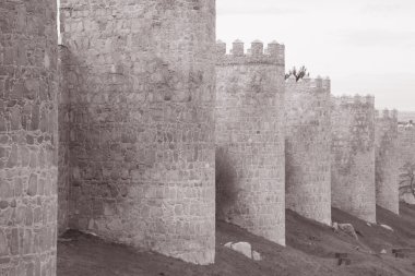 Avila, İspanya etrafında duvarlar