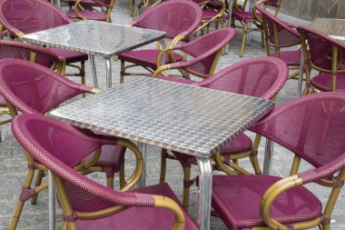 Cafe masa ve sandalyeler, Salamanca