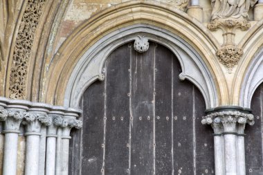Salisbury katedral cephe, İngiltere