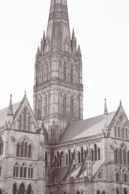 Salisbury katedral cephe, İngiltere
