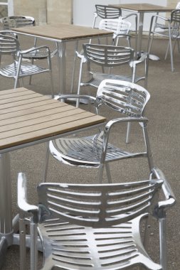 Kafe masası ve sandalyeler