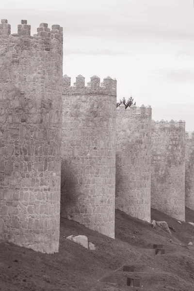 Avila, İspanya etrafında duvarlar