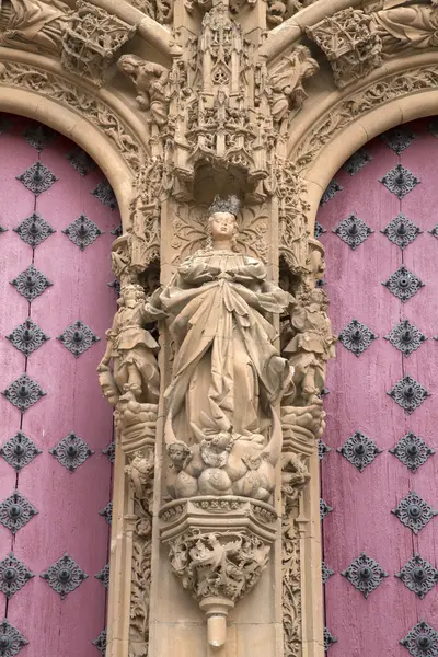 Porta della Chiesa Cattedrale, Salamanca — Foto Stock