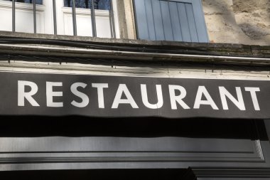 Duvar tabelada Restoran