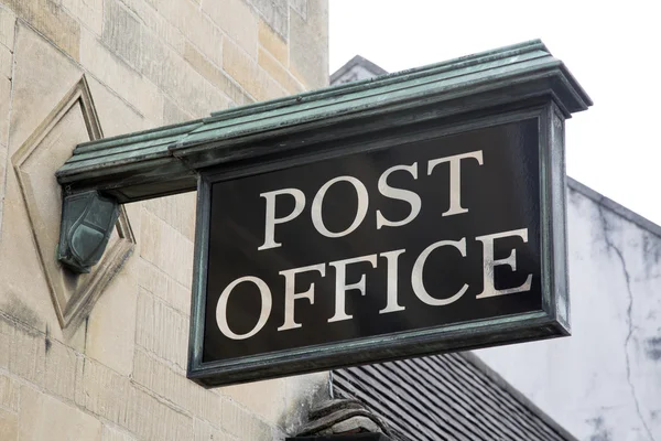 Postkantoor teken — Stockfoto