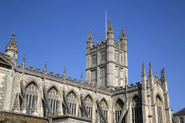 Bath Abbey προσόψεων — Φωτογραφία Αρχείου