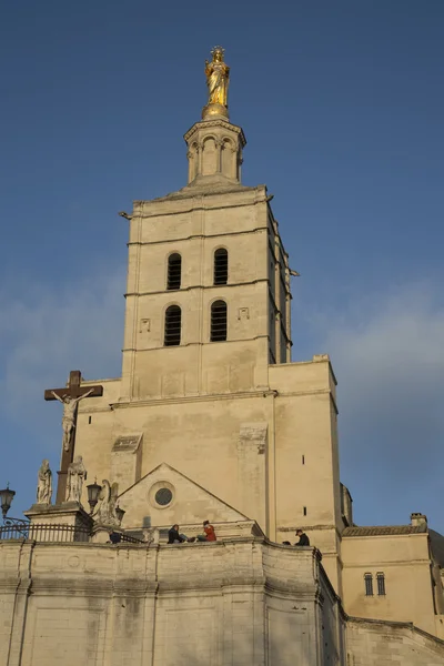 Fassade der Kathedrale von Avignon — Stockfoto