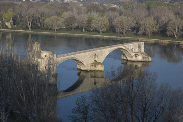 St Benezet Köprüsü, Avignon — Stok fotoğraf