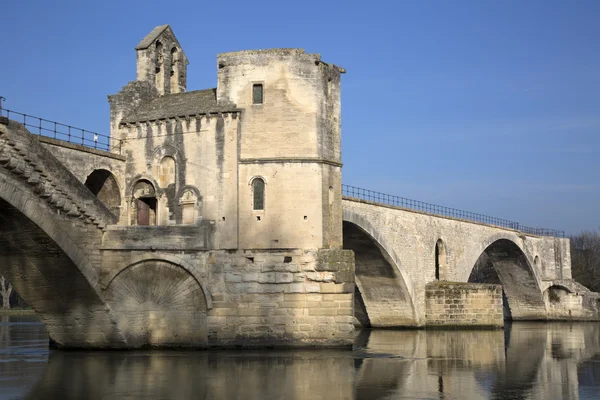 St. Benezet most w Avignon — Zdjęcie stockowe