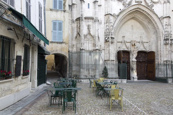 Iglesia y Plaza de San Pedro, Aviñón —  Fotos de Stock