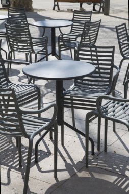 Cafe Restaurant Masa ve sandalyeler