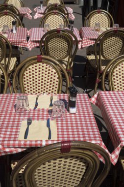 Cafe Restaurant Masa ve sandalyeler