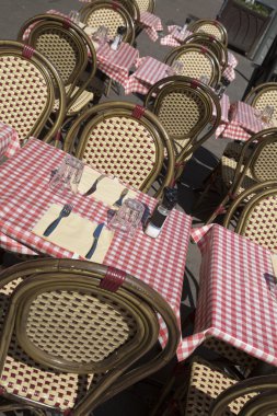 Cafe Restaurant Masa ve sandalyeler