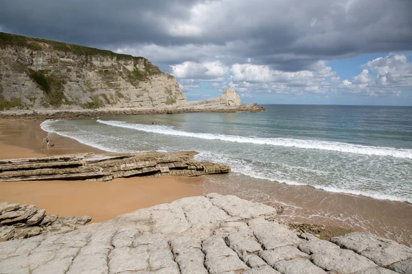 Rocks View Langre Beach Santander Cantabria Spain — Stock Photo, Image