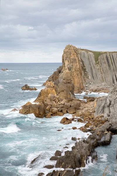 Klippen Portio Beach Santander Kantabrien Spanien — Stockfoto