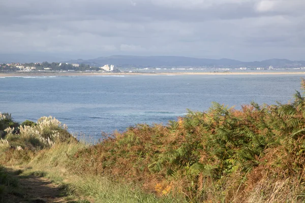 Somo Falésias Loredo Santander Cantabria Espanha — Fotografia de Stock