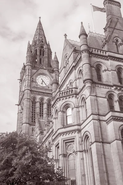 Stadhuis, manchester — Stockfoto