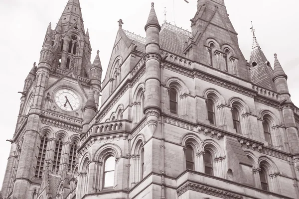 Municipio, Manchester — Foto Stock