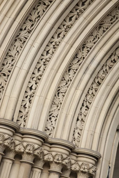 Detalhe sobre Town Hall, Manchester — Fotografia de Stock