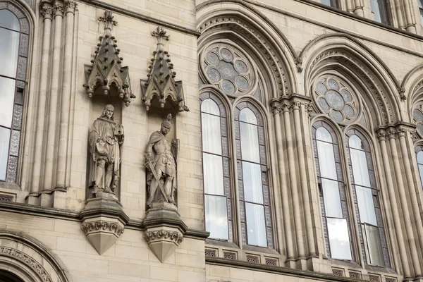 Detail am Rathaus, Manchester — Stockfoto