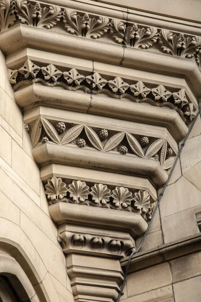 Detalhe sobre Town Hall, Manchester — Fotografia de Stock