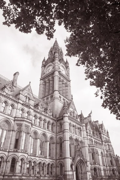 Municipio, Manchester — Foto Stock