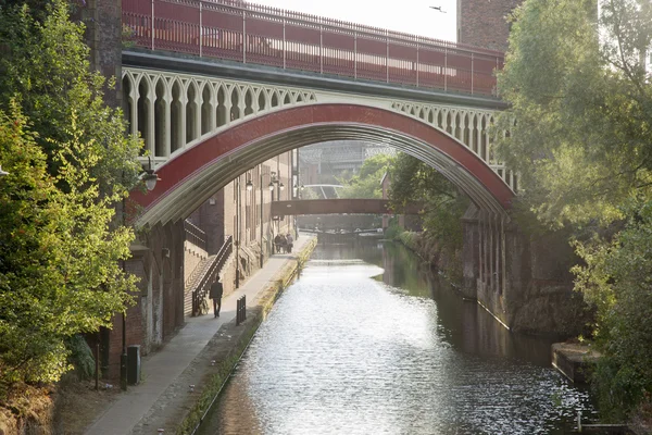 Canal de Rochdale, Deansgate, Manchester — Fotografia de Stock