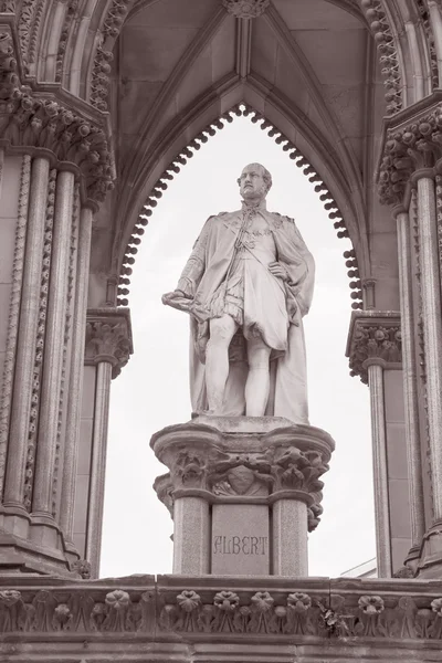 Monumento a Albert, albert cuadrado, manchester — Foto de Stock