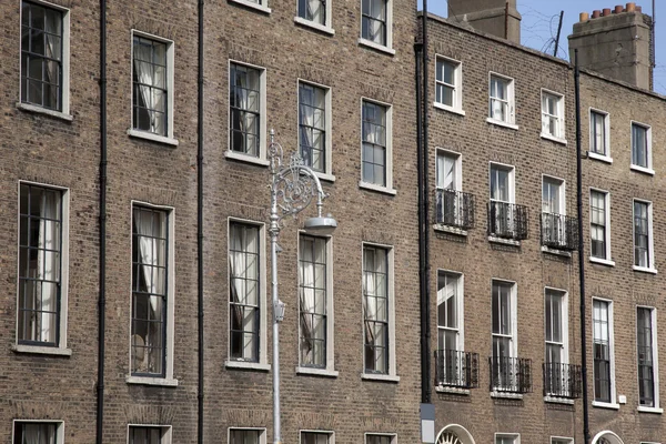 Arquitetura georgiana, Mount Street Upper, Dublin — Fotografia de Stock
