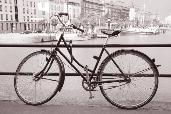 Bike on Water Front at Helsinki, Finland — Stock Photo, Image