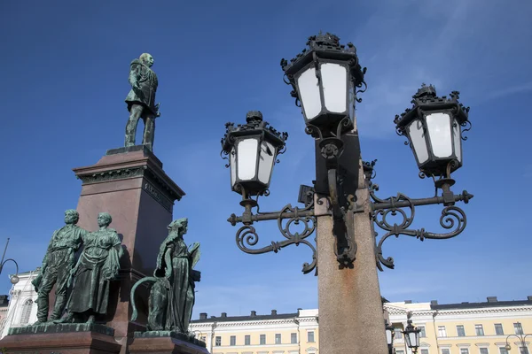 Monumento ad Alessandro II (1894), Piazza del Senato, Helsinki — Foto Stock