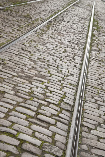 Tramway Tracks, Riga, Lettonie — Photo