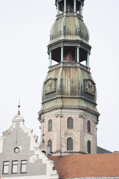 Evangelický kostel Saint Peters, Riga — Stock fotografie