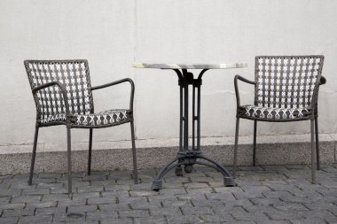 Cafe masa ve sandalye