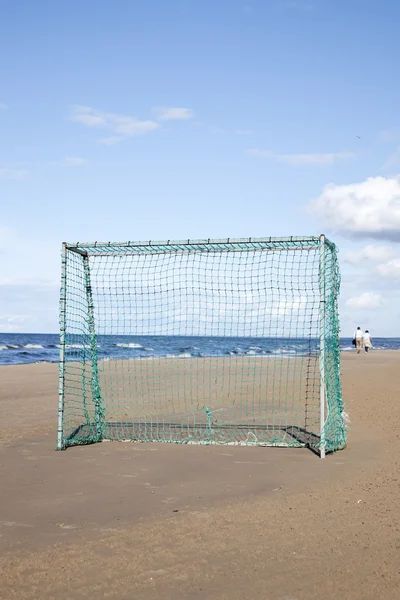 Fotbollsmål — Stockfoto