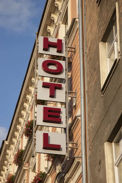 Hotelschild — Stockfoto