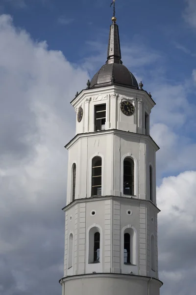 Cathedral and Belfry - Bell Tower, Vilniusv — Stok Foto
