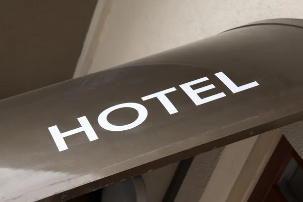 Hotelschild — Stockfoto