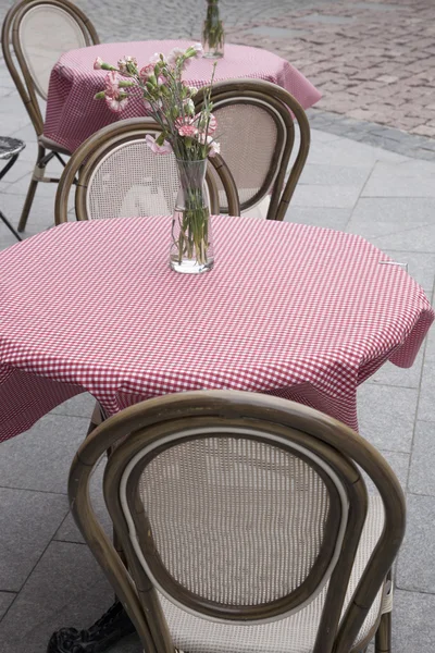 Cafe Table and Chairs — Stock Photo, Image