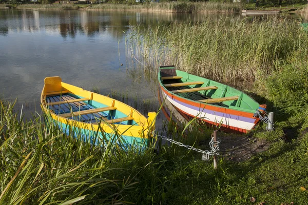 湖 Totoriskiy，Trakai，维尔纽斯 — 图库照片