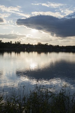 Trakai göller ile tekne, Vilnius