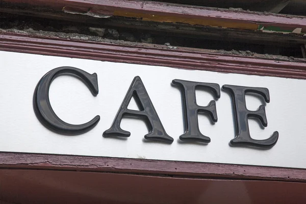 Cafe Sign — Stock Photo, Image