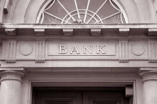Bank Sign — Stock Photo, Image