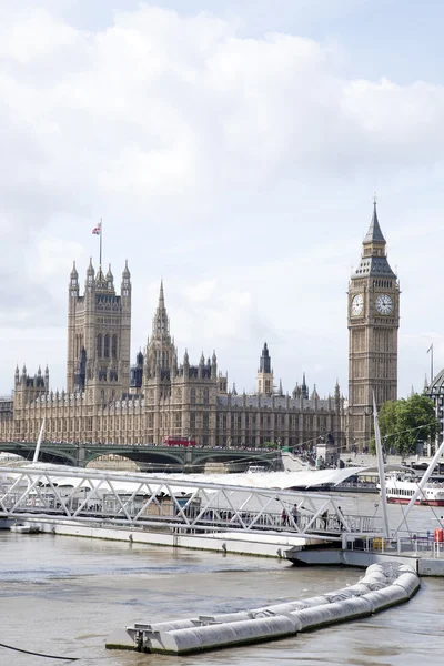 Big Ben et les Chambres du Parlement, Londres — Photo