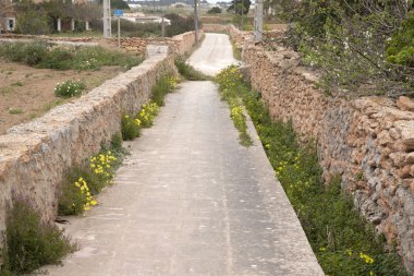 Boş yol, Pilar de la Mola, Formentera, Balear Adaları