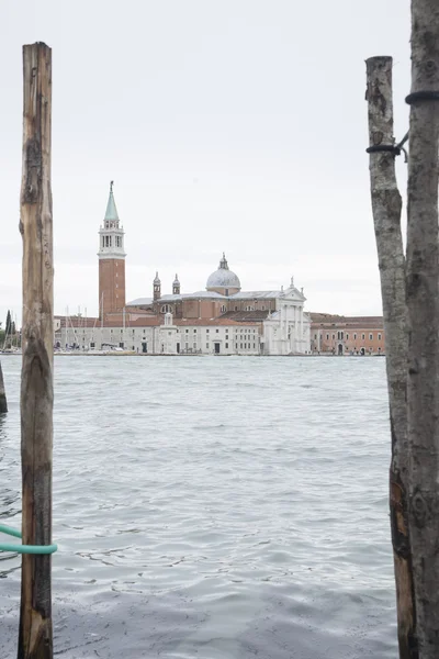 San Giorgio Maggiore Church and Bell Tower, Venice — Stock Photo, Image